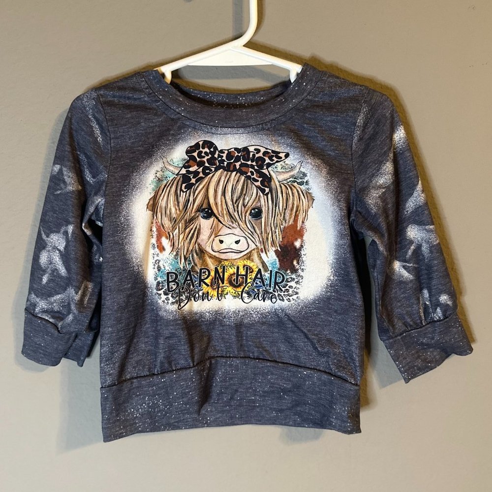 Boutique Cow Long Sleeve